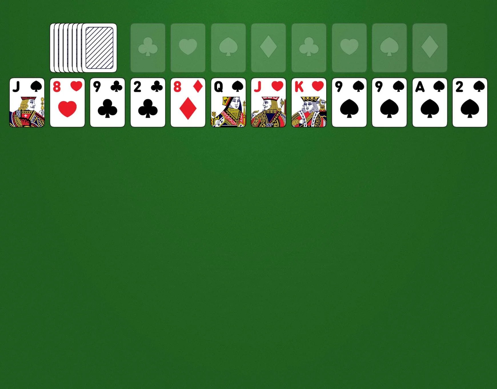 Hearts solitaire